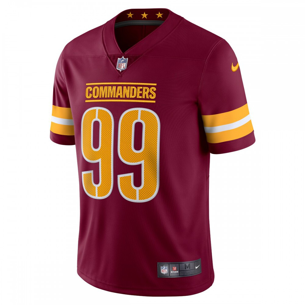 Chase Young Washington Commanders Nike Vapor Limited Jersey - Burgundy-GridironStore